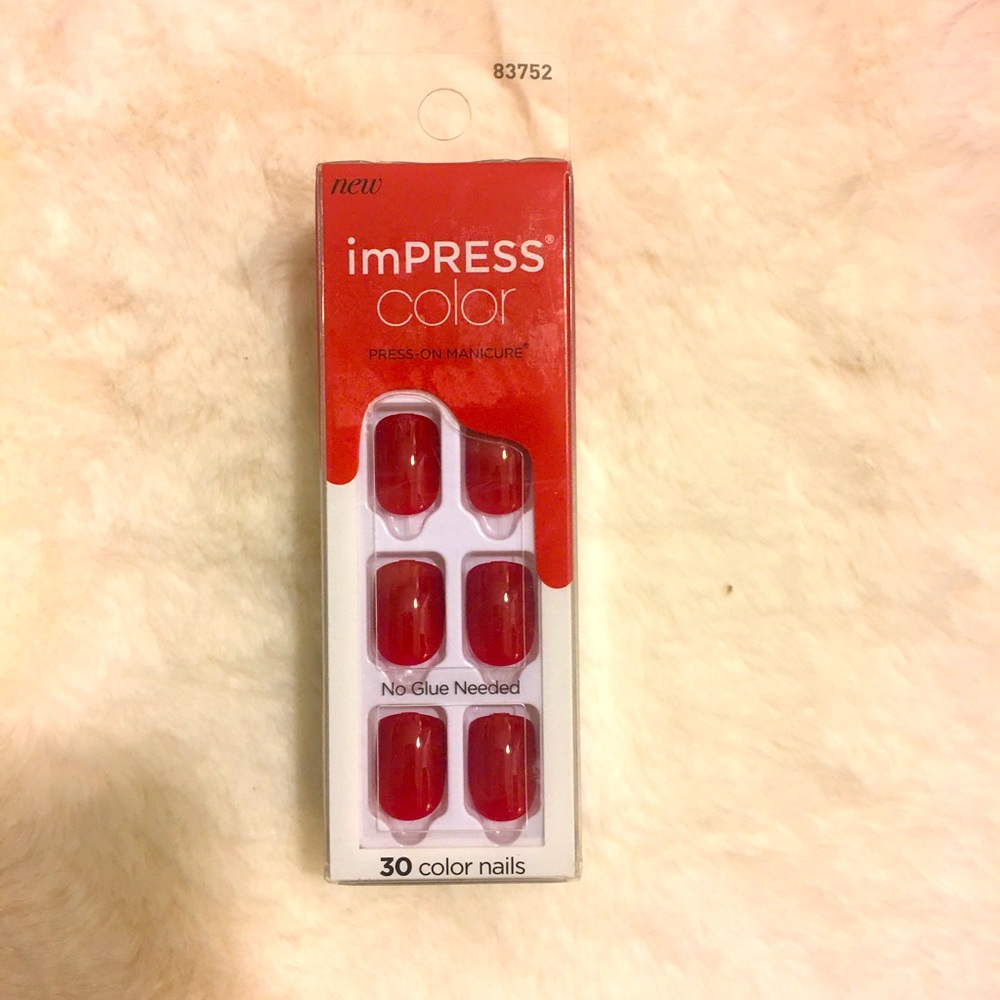 3 for $15 Impress color nails red